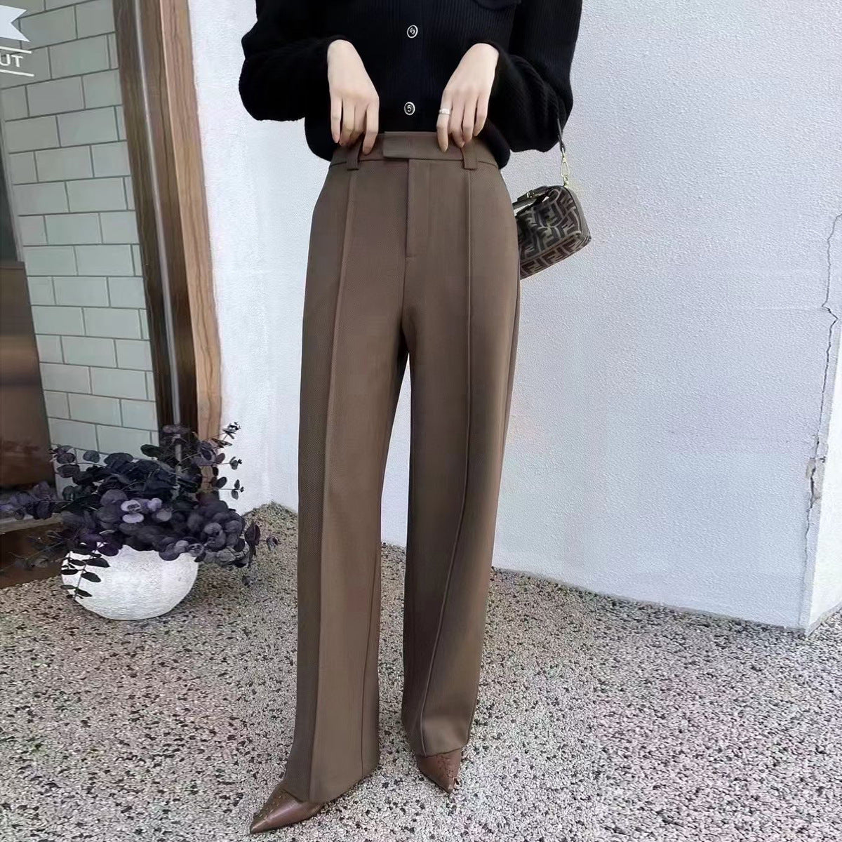 Casual All Matching Comfortable Pants High Slimming Trousers