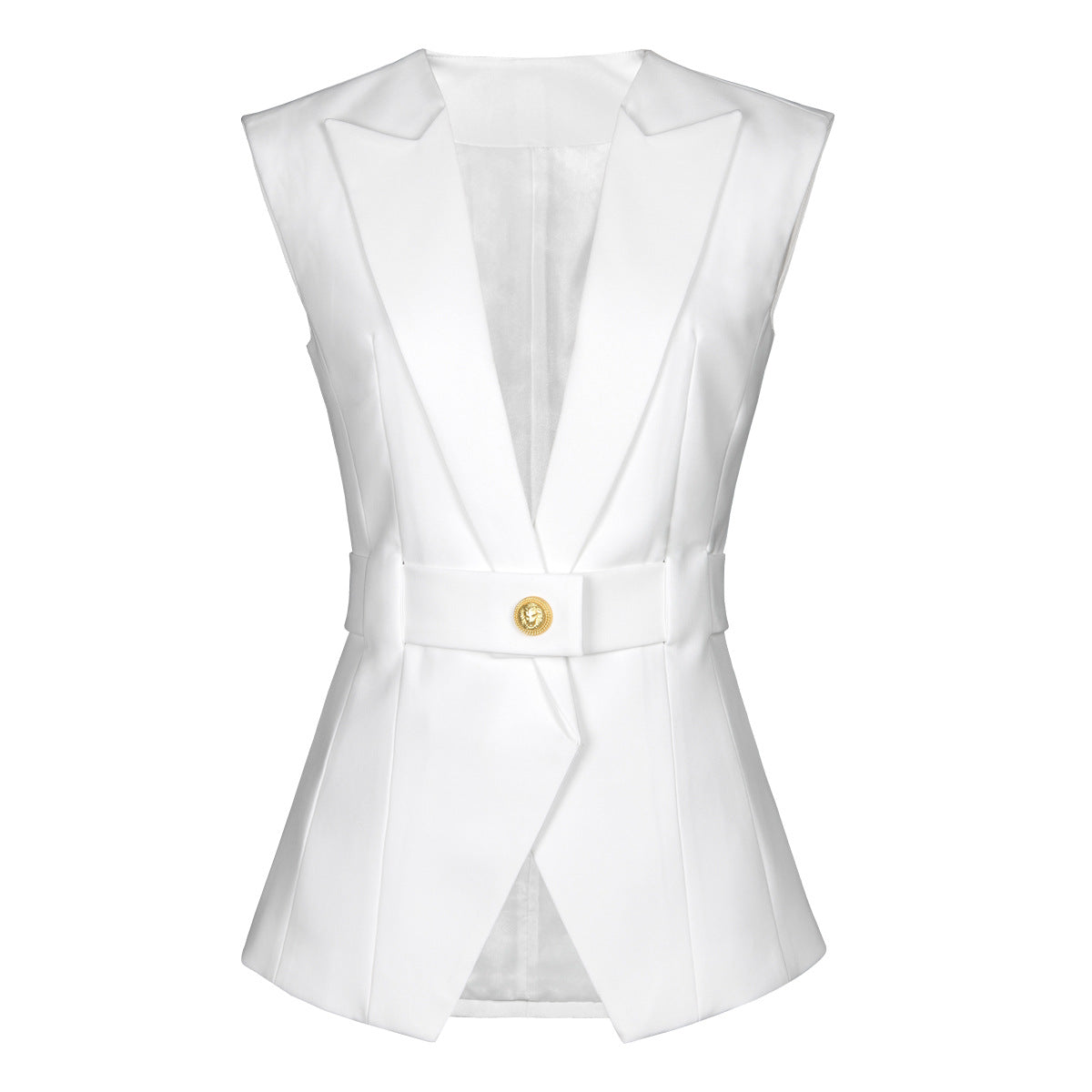 Summer Advanced Sleeveless Slim Fit Office Women Business Vest for Women