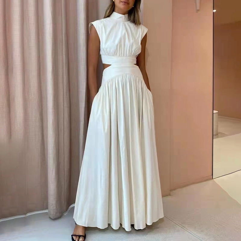 white maxi dress