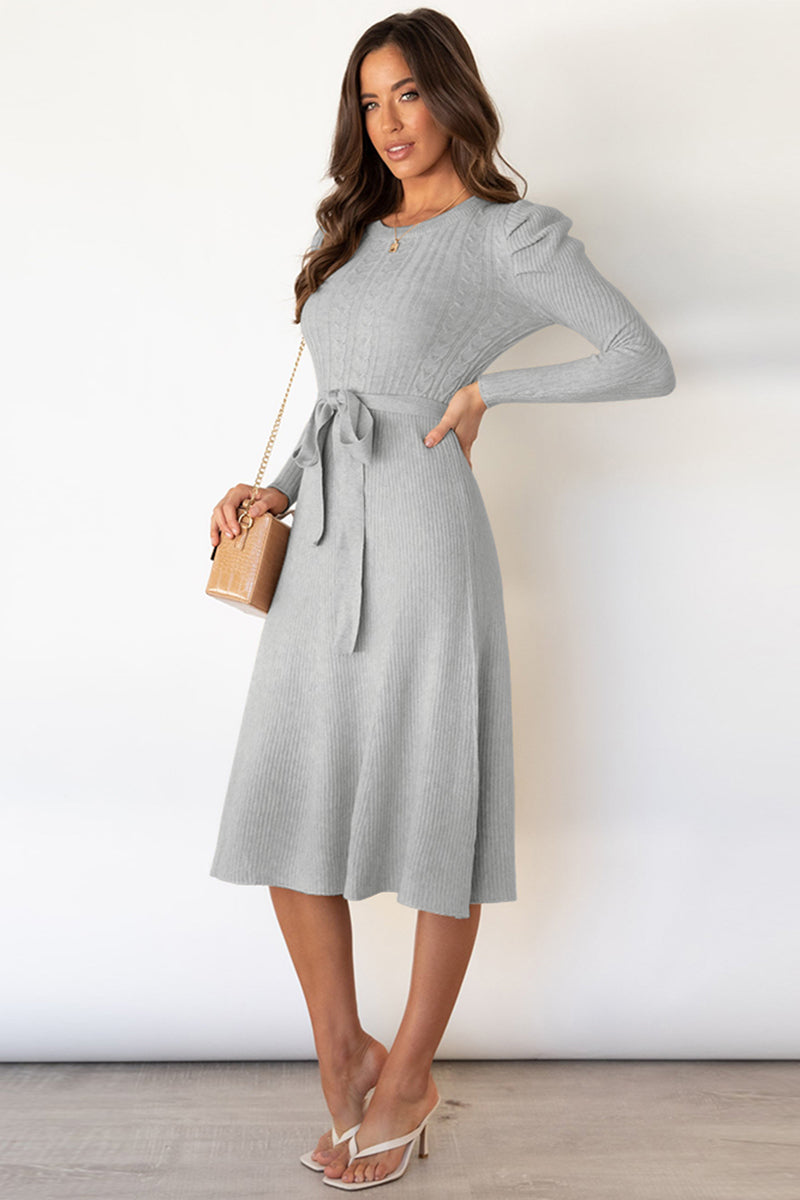 grey sweater dress