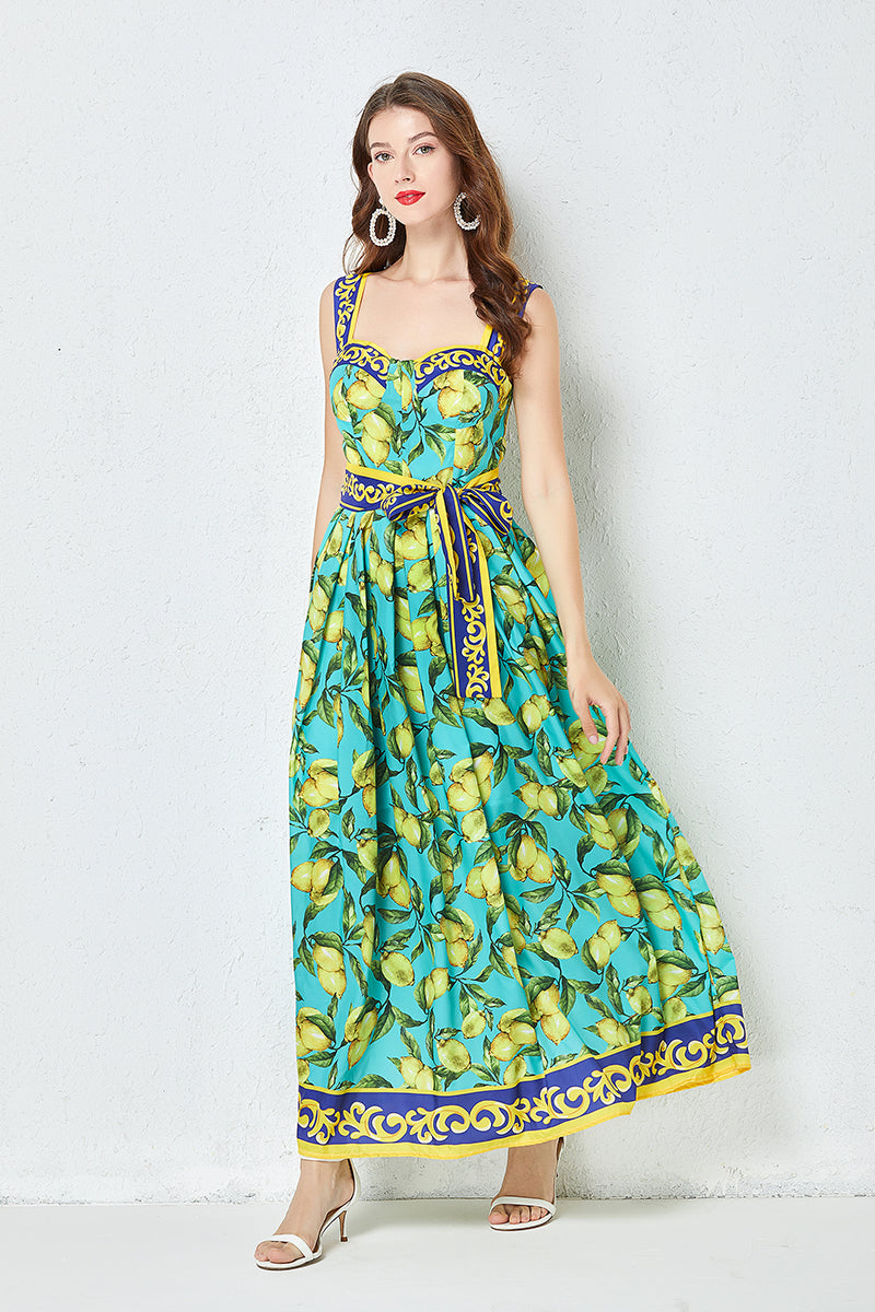 Lemons A Line Cami Maxi Dress