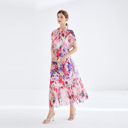 Summer Floral Midi Dress