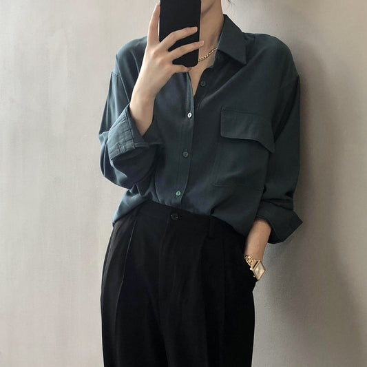 Korean Top Long Sleeve Shirt for Women